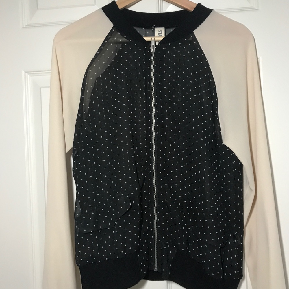 Sheer Bomber Jacket